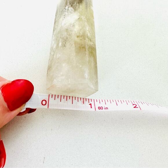 Citrine Polished Genuine 4.5” Crystal Point Boho Gypsy Meditation Yoga Gemstone - Picture 9 of 11